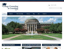 Tablet Screenshot of collegecounseling.us